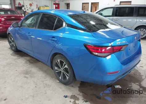 2021 Nissan Sentra Sv Xtronic Cvt z USA, uszkodzony, nr VIN 3N1AB8CV1MY237812